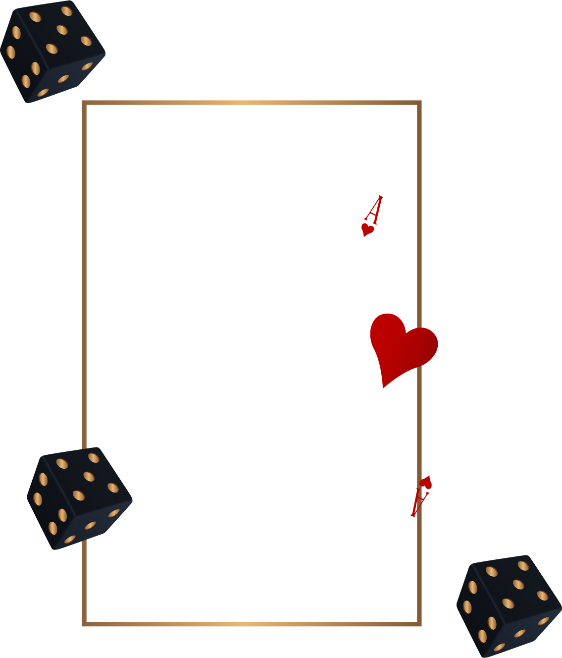 casino decorative shape